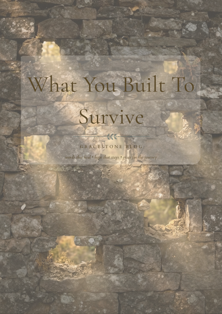 Reflection on emotional survival patterns and protective behaviors formed through difficult experiences