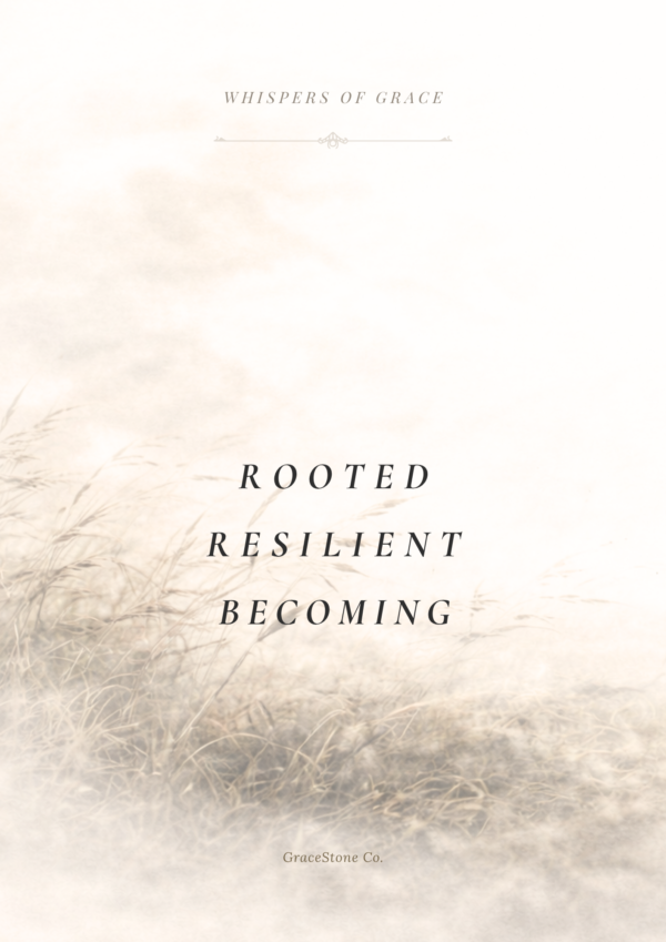 Before the Storm affirmation card deck by GraceStone Co with soft neutral storm-inspired design