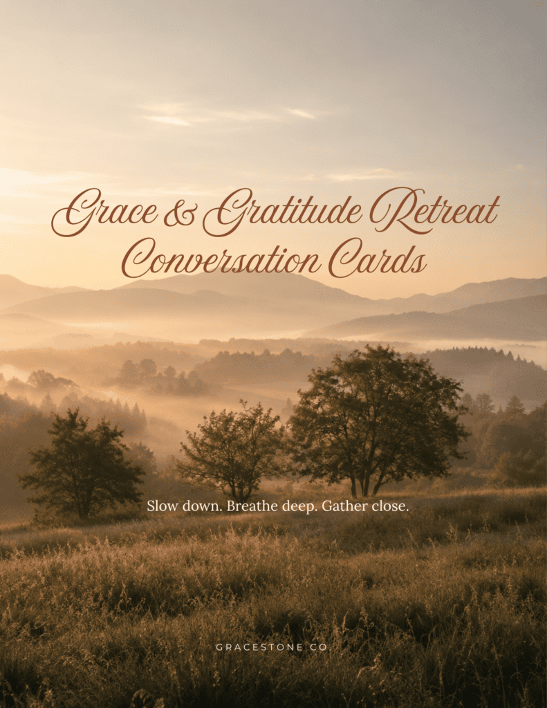 Grace & Gratitude Conversation Starter Cards