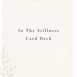 Cover of the In the Stillness Card Deck from the Whispers of Grace collection by GraceStone.